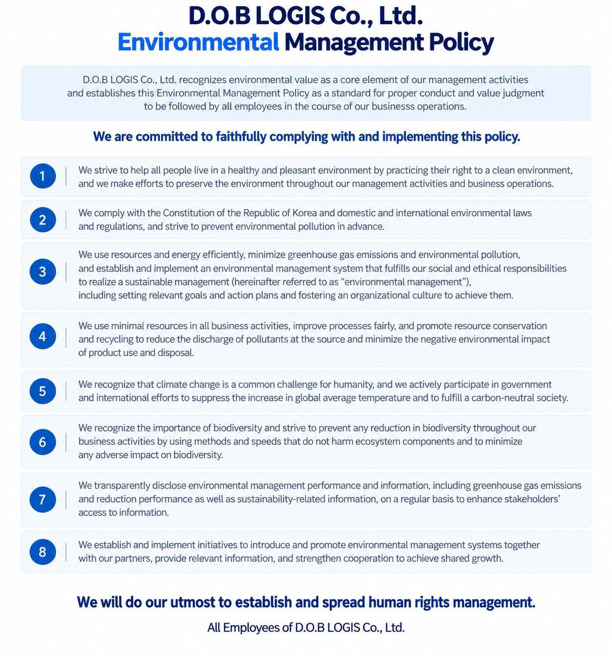 Environmental Management